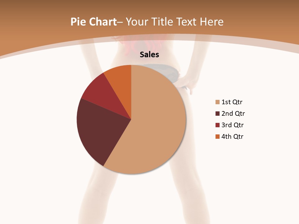 White Leggy Sporty PowerPoint Template