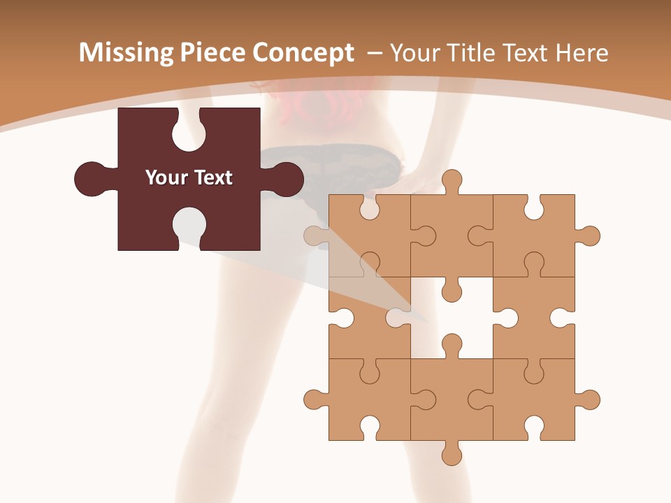 White Leggy Sporty PowerPoint Template