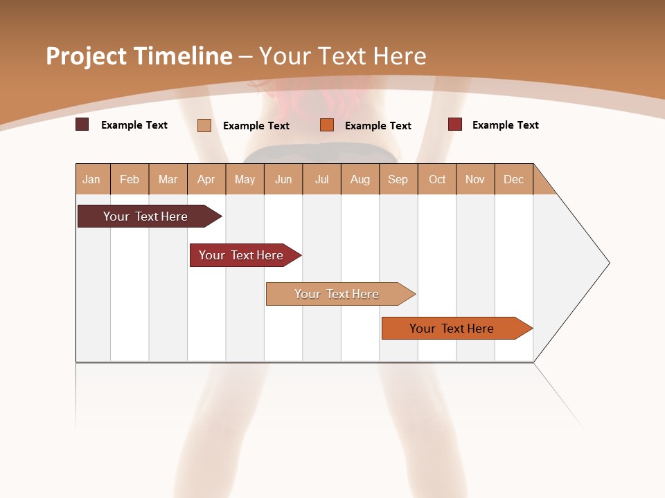 White Leggy Sporty PowerPoint Template