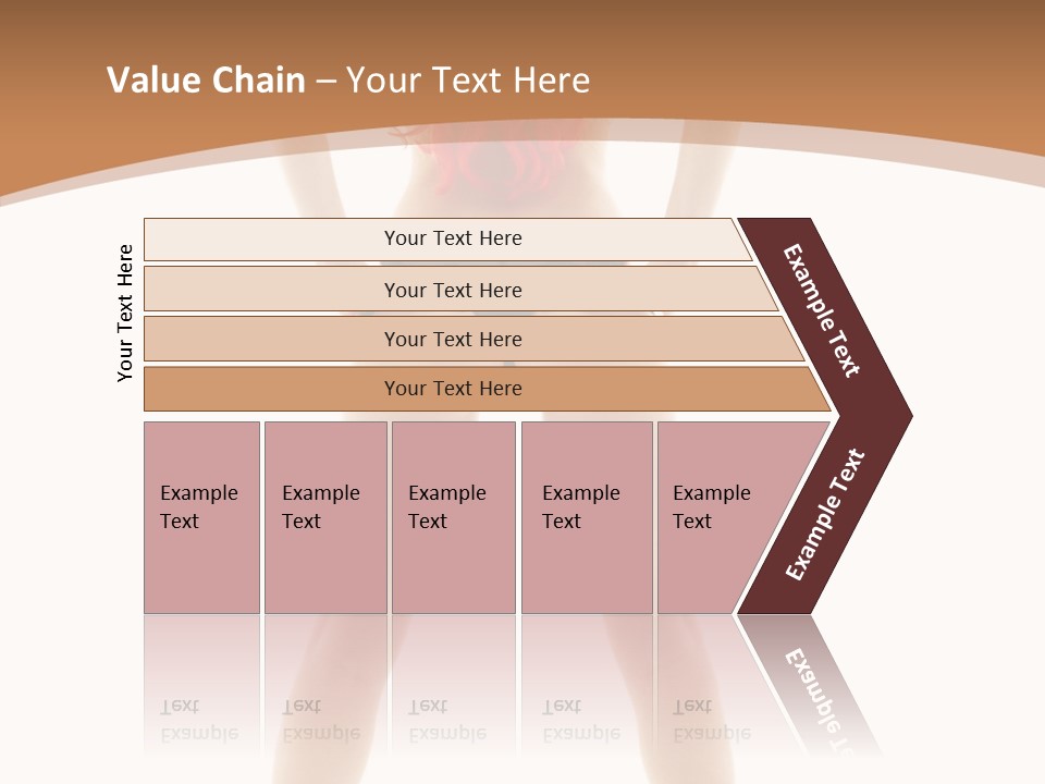White Leggy Sporty PowerPoint Template