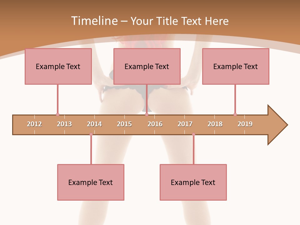 White Leggy Sporty PowerPoint Template