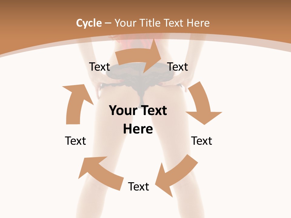 White Leggy Sporty PowerPoint Template