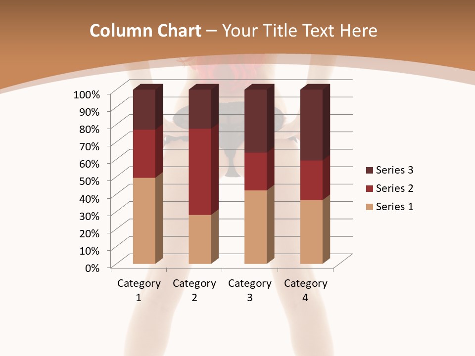 White Leggy Sporty PowerPoint Template