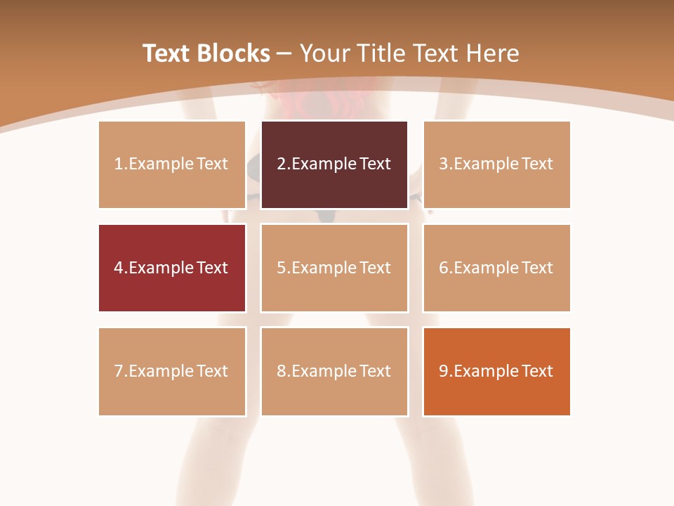 White Leggy Sporty PowerPoint Template