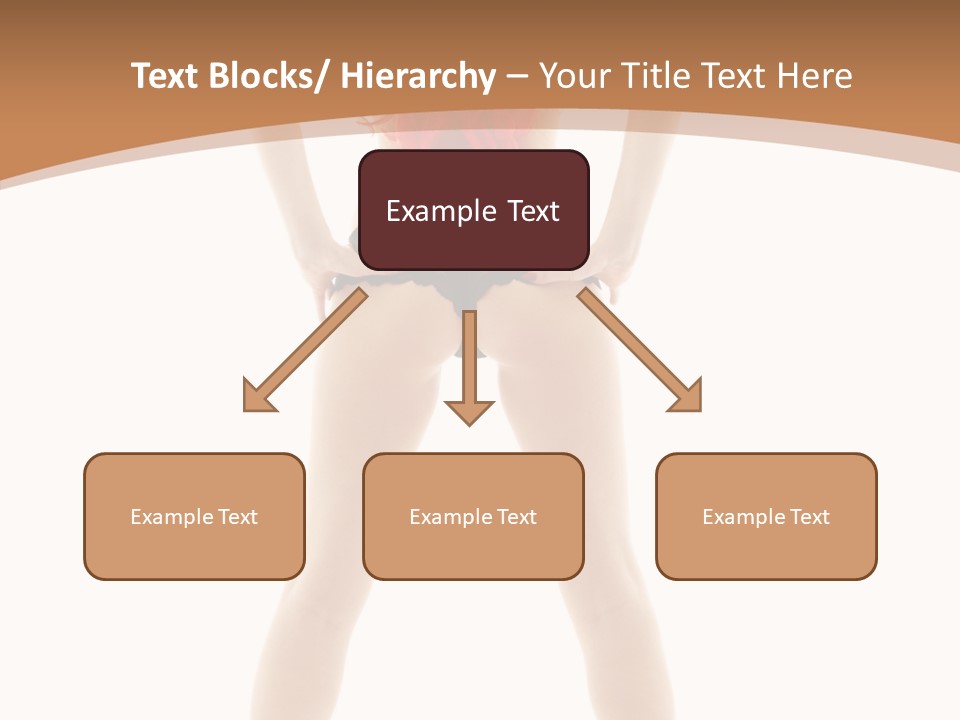 White Leggy Sporty PowerPoint Template