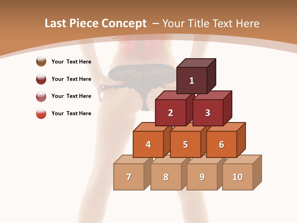 White Leggy Sporty PowerPoint Template