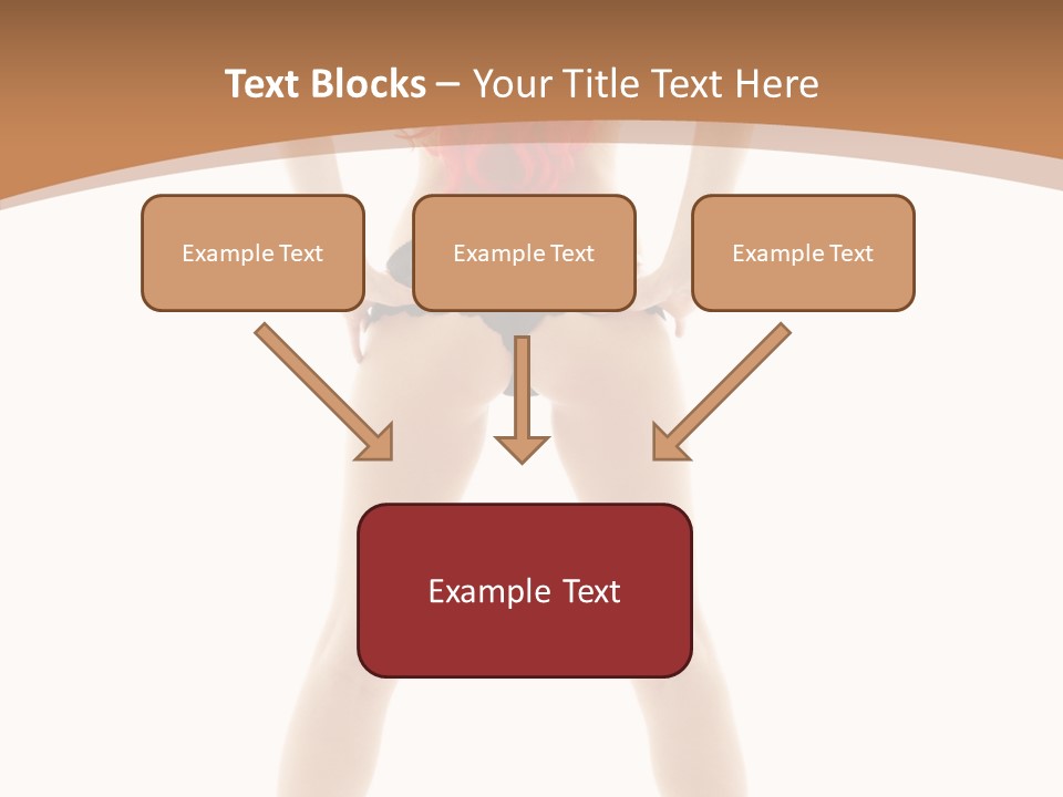 White Leggy Sporty PowerPoint Template