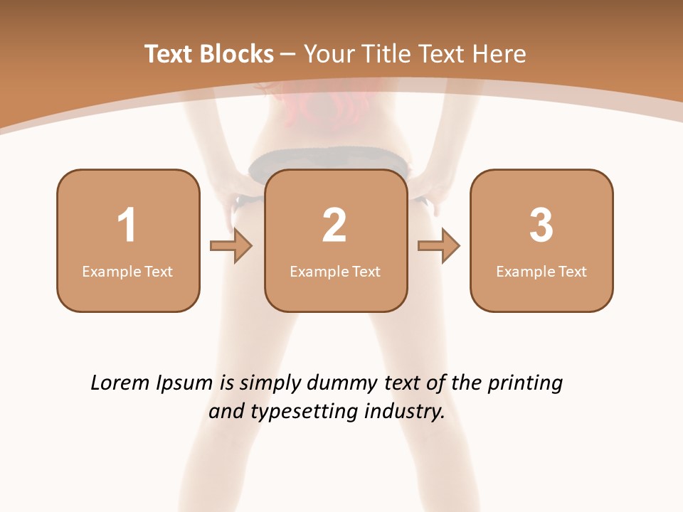 White Leggy Sporty PowerPoint Template