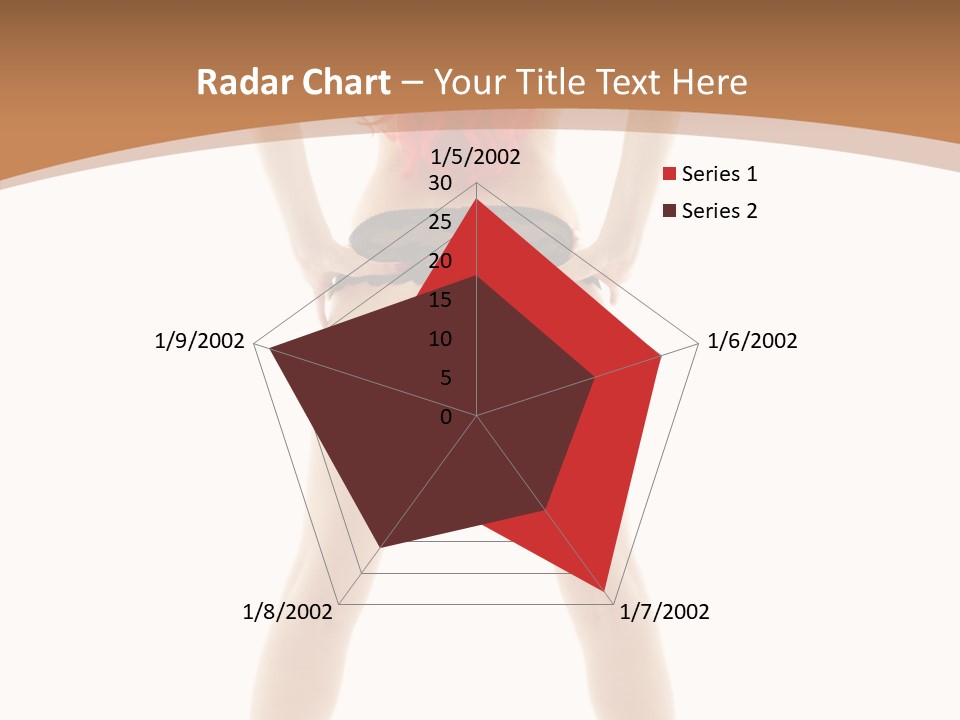 White Leggy Sporty PowerPoint Template
