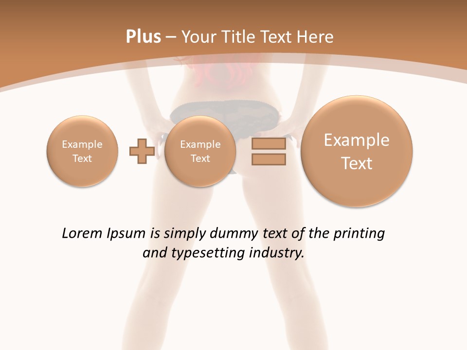 White Leggy Sporty PowerPoint Template