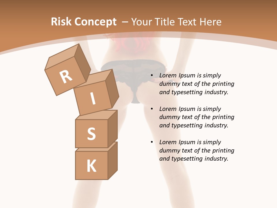 White Leggy Sporty PowerPoint Template