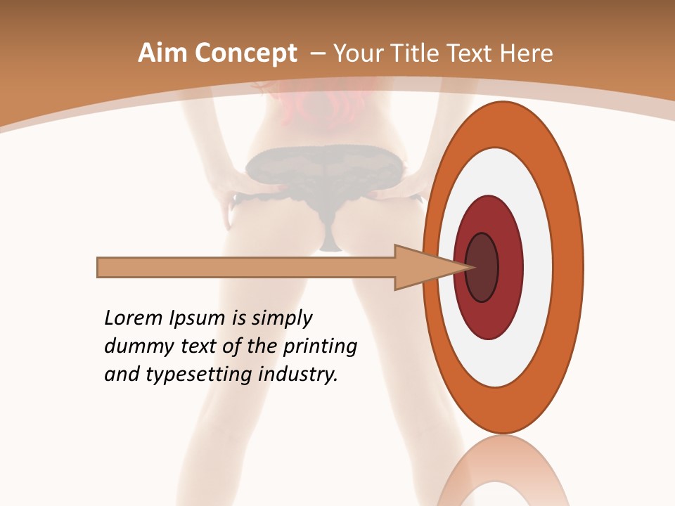 White Leggy Sporty PowerPoint Template