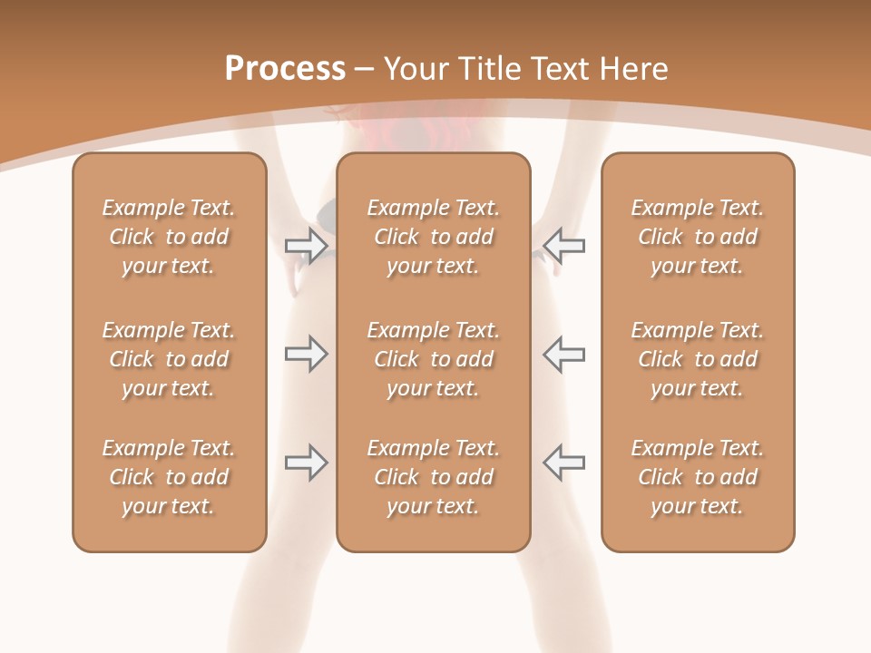White Leggy Sporty PowerPoint Template