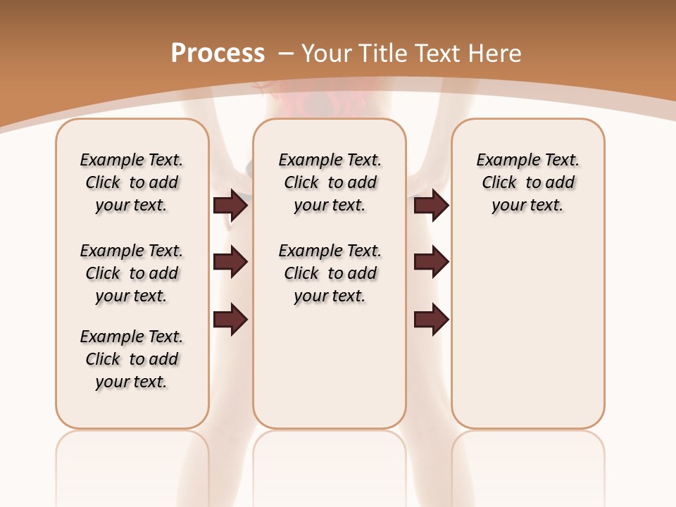 White Leggy Sporty PowerPoint Template