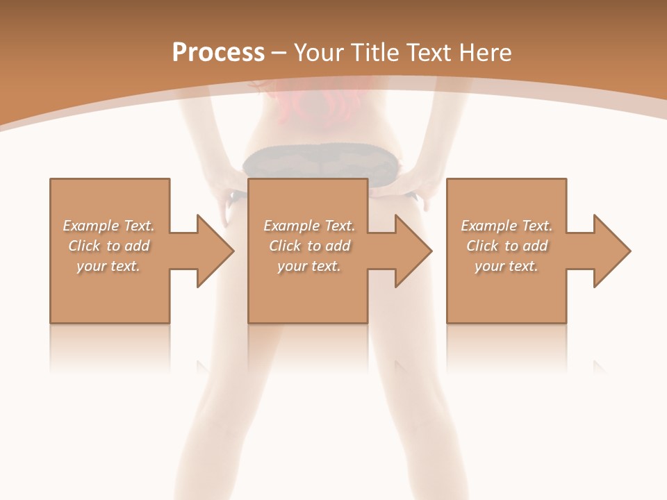 White Leggy Sporty PowerPoint Template