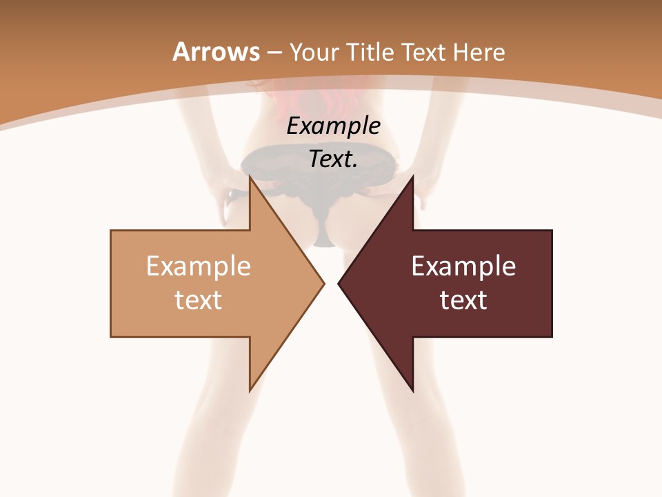 White Leggy Sporty PowerPoint Template