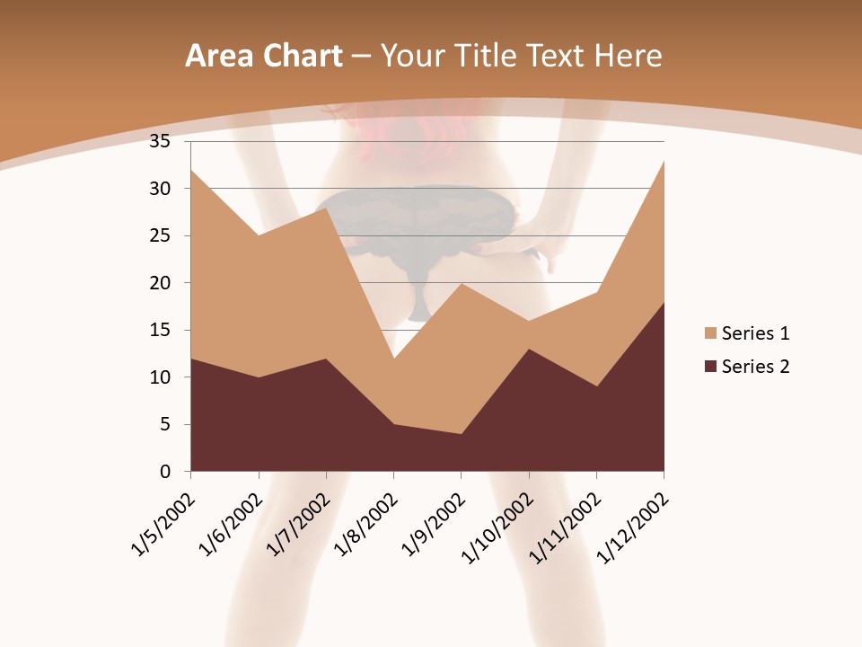 White Leggy Sporty PowerPoint Template