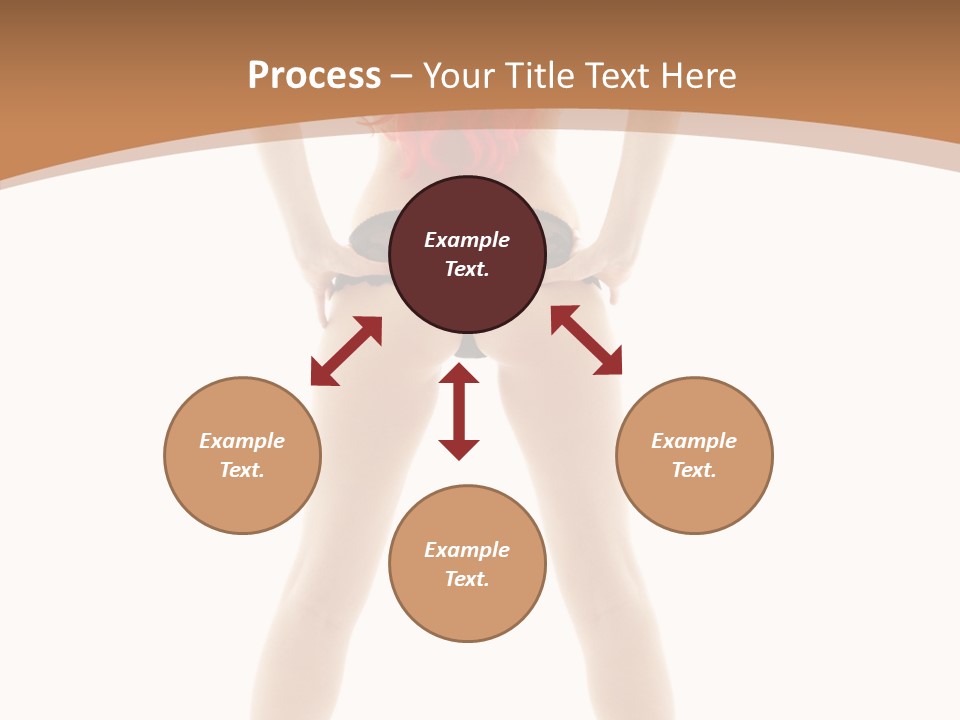 White Leggy Sporty PowerPoint Template