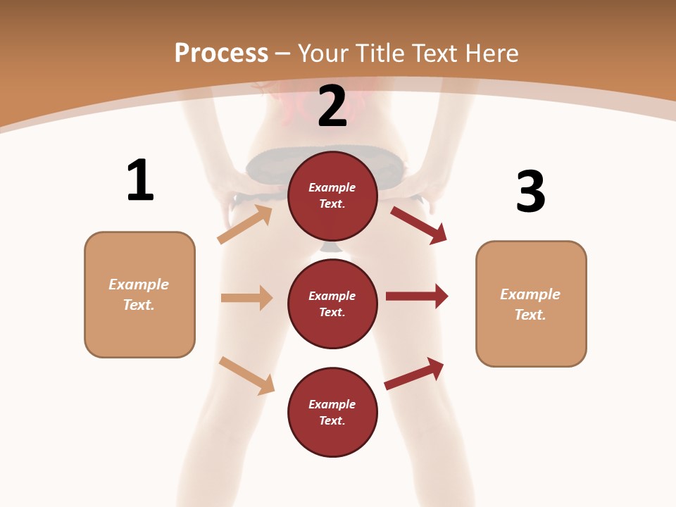 White Leggy Sporty PowerPoint Template