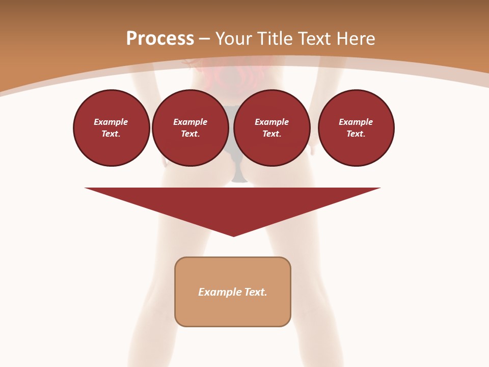 White Leggy Sporty PowerPoint Template