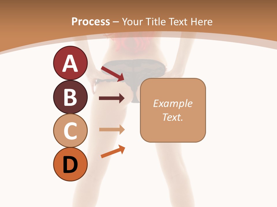 White Leggy Sporty PowerPoint Template