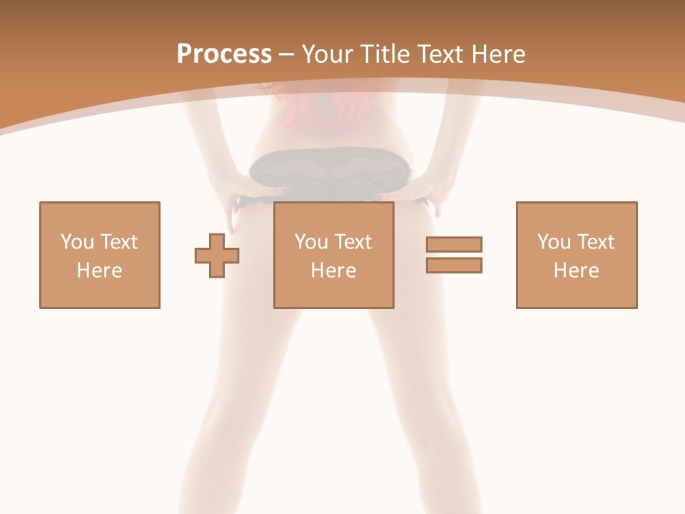 White Leggy Sporty PowerPoint Template