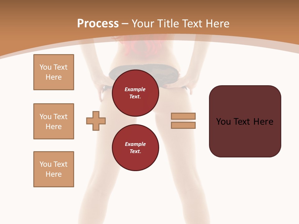 White Leggy Sporty PowerPoint Template