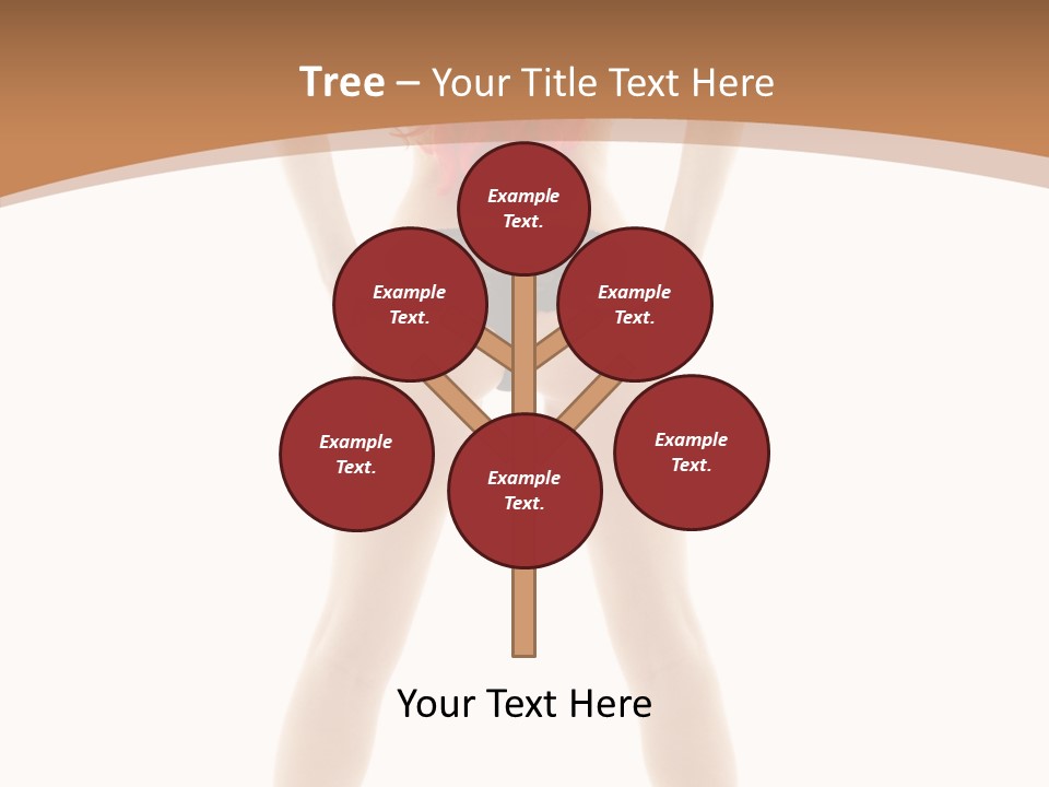 White Leggy Sporty PowerPoint Template