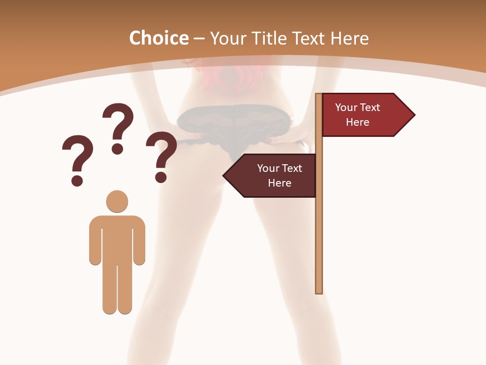 White Leggy Sporty PowerPoint Template