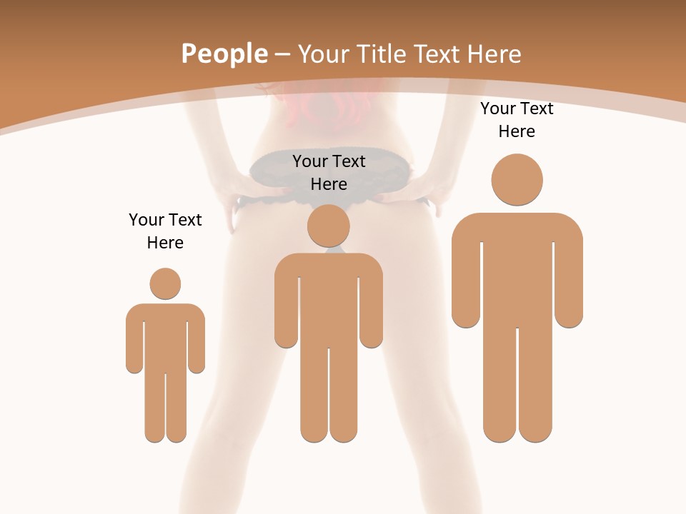 White Leggy Sporty PowerPoint Template