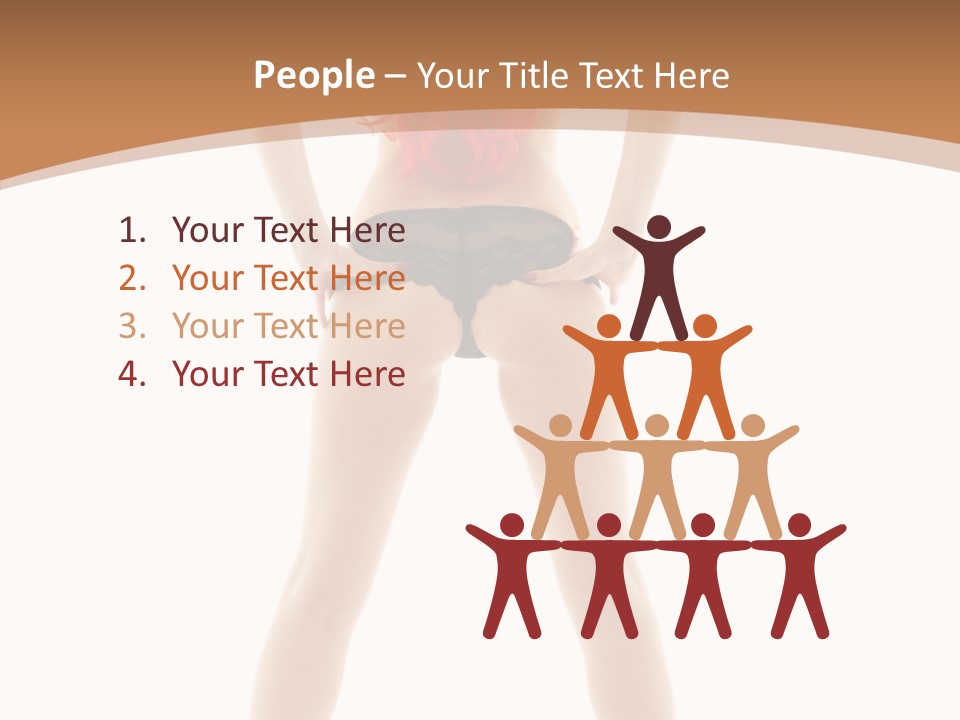 White Leggy Sporty PowerPoint Template