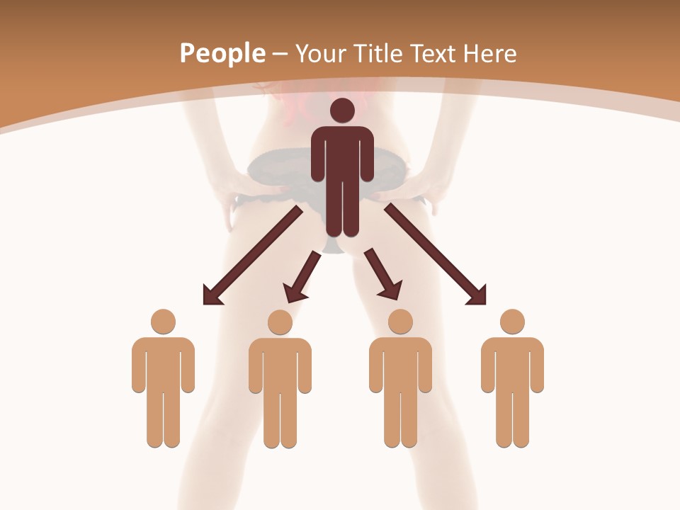 White Leggy Sporty PowerPoint Template