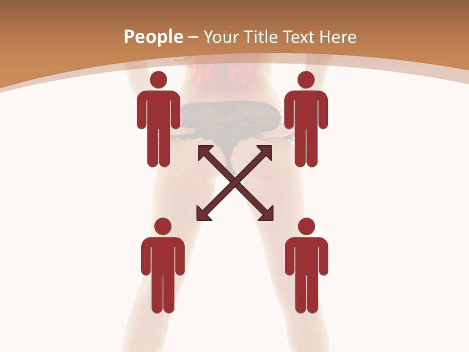 White Leggy Sporty PowerPoint Template