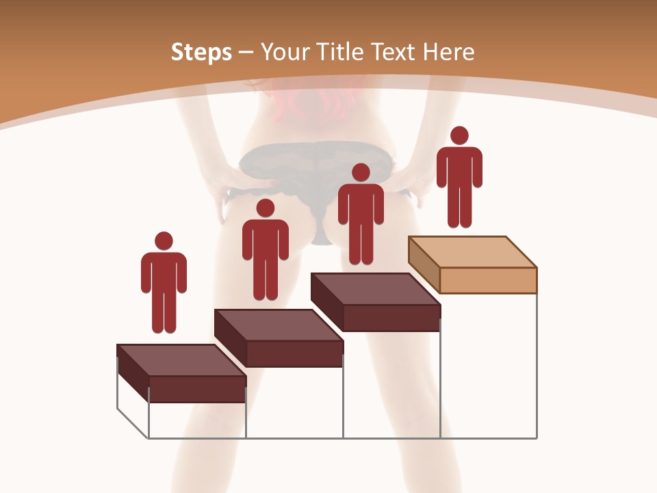 White Leggy Sporty PowerPoint Template