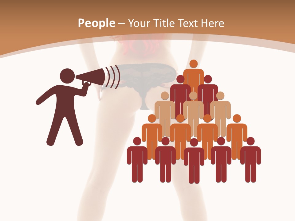 White Leggy Sporty PowerPoint Template