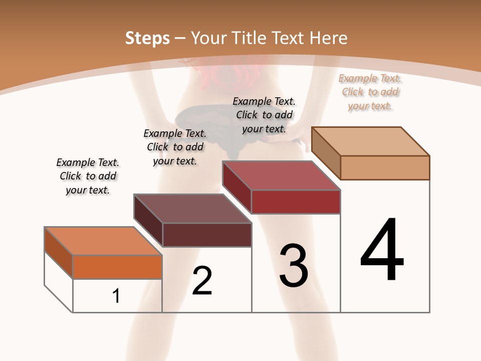 White Leggy Sporty PowerPoint Template