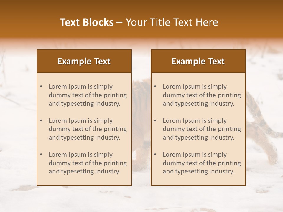 Walk Small Cub PowerPoint Template
