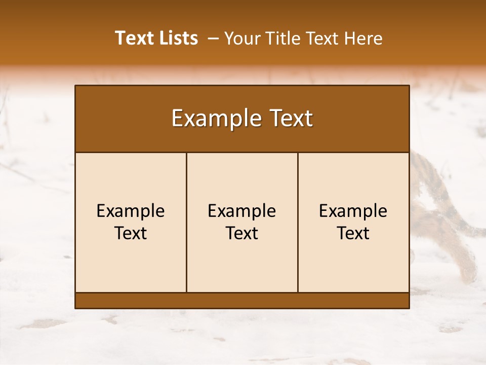 Walk Small Cub PowerPoint Template