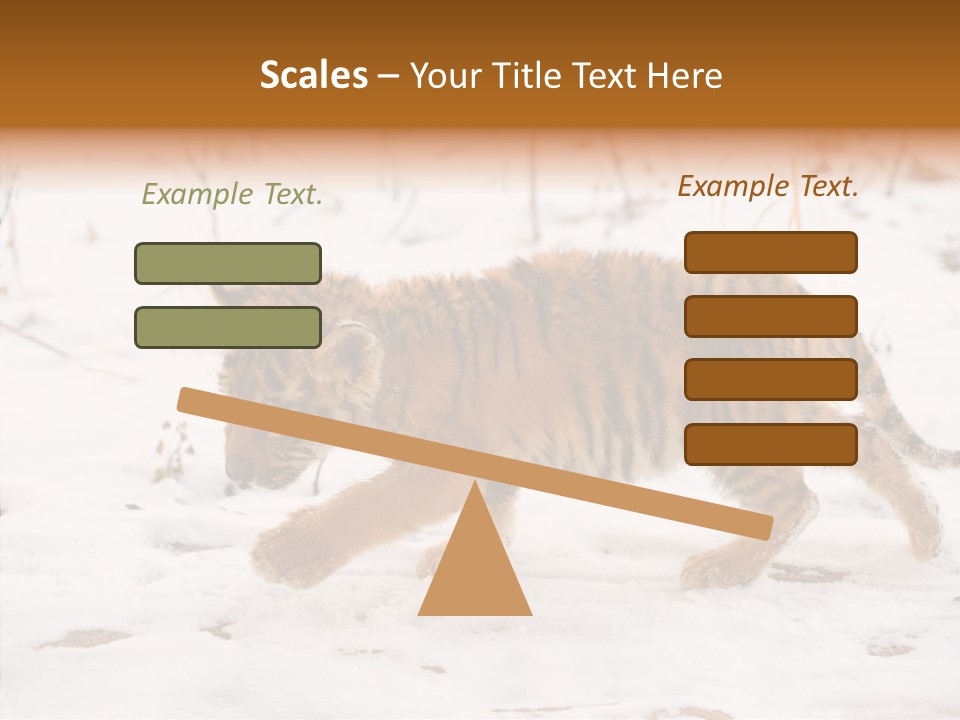 Walk Small Cub PowerPoint Template