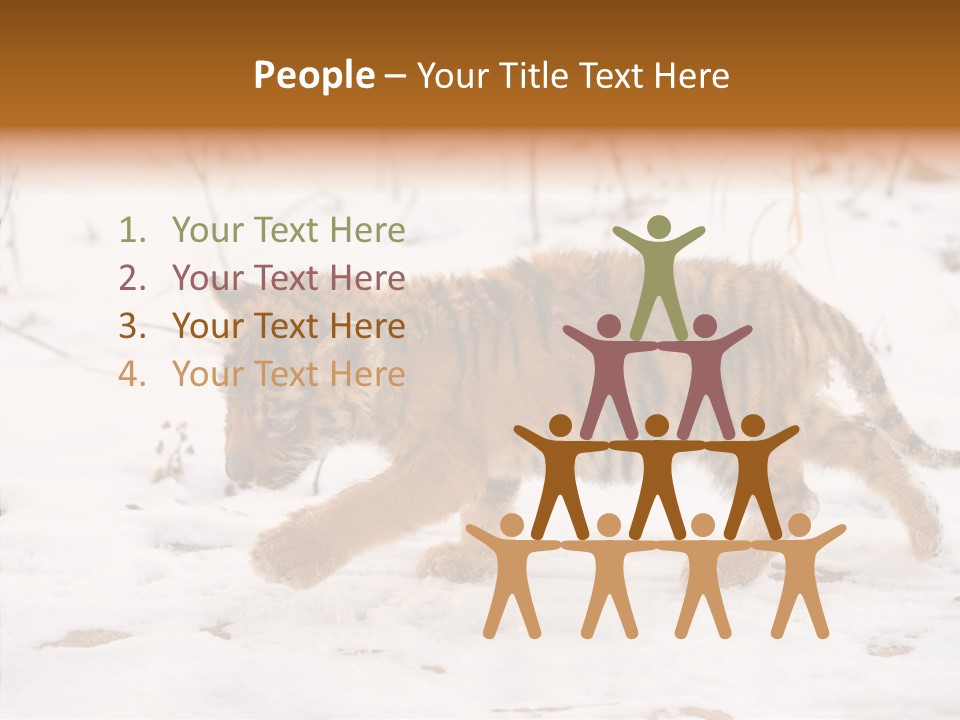 Walk Small Cub PowerPoint Template