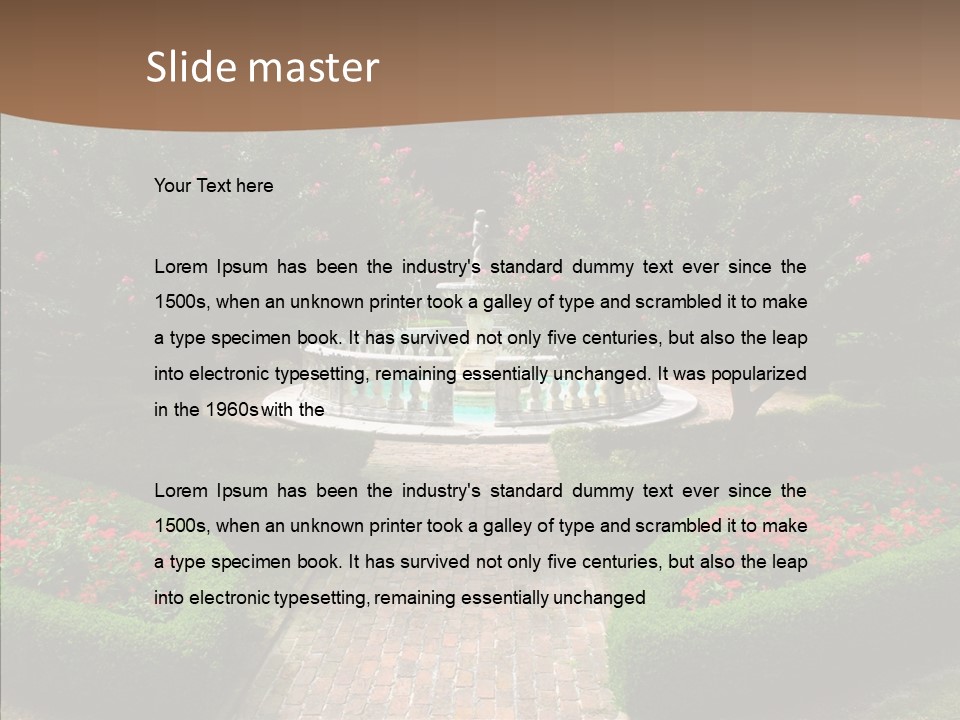Beautiful Display Trees PowerPoint Template
