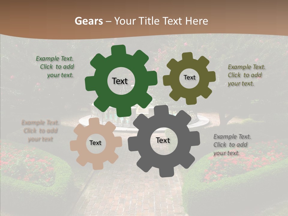 Beautiful Display Trees PowerPoint Template