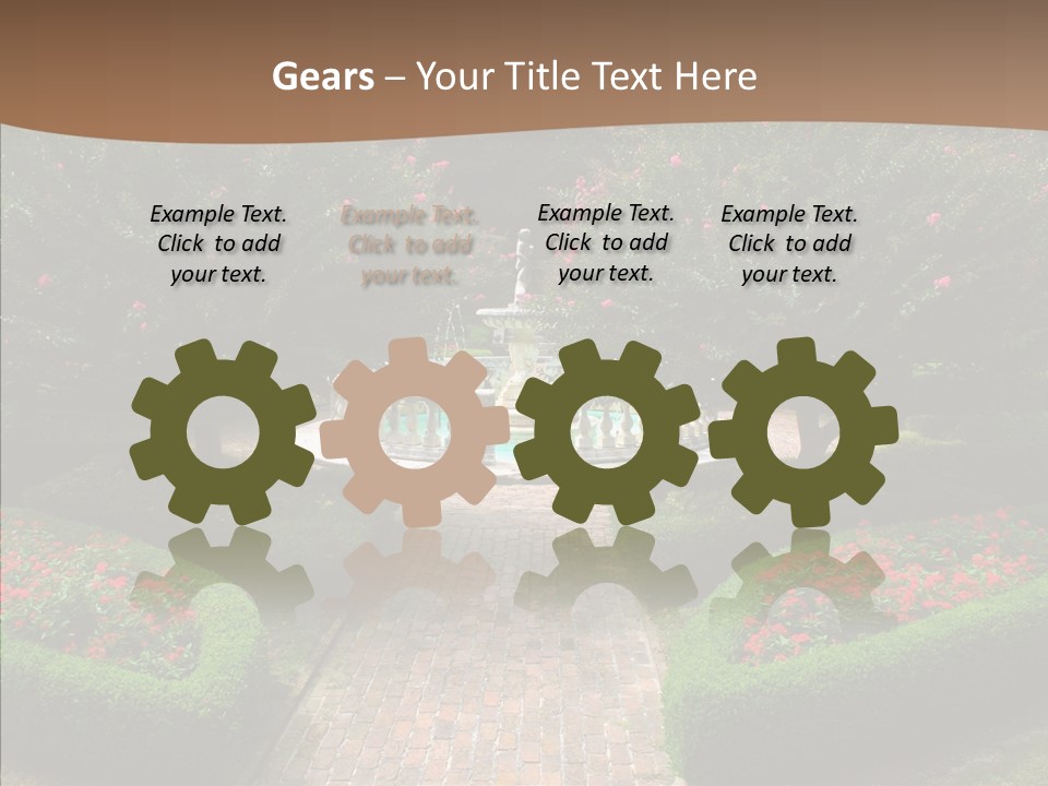 Beautiful Display Trees PowerPoint Template