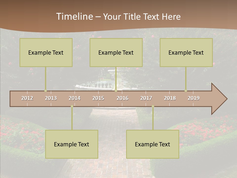 Beautiful Display Trees PowerPoint Template