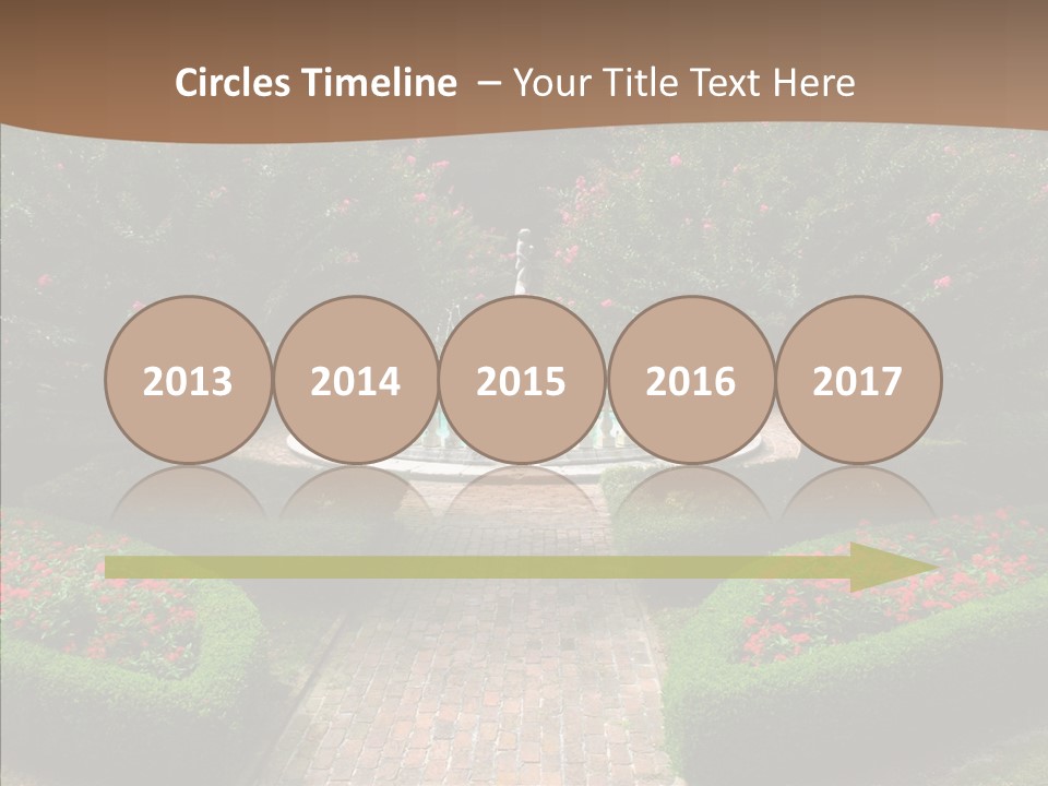 Beautiful Display Trees PowerPoint Template
