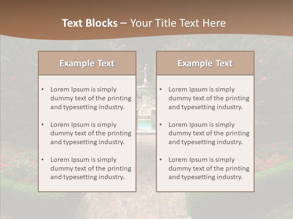 Beautiful Display Trees PowerPoint Template
