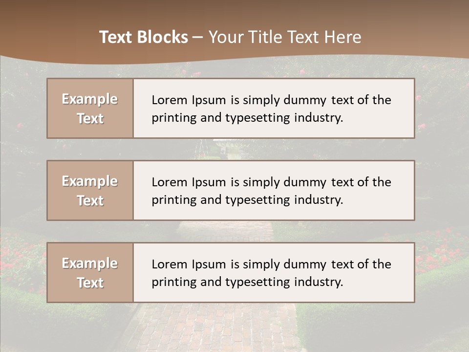 Beautiful Display Trees PowerPoint Template