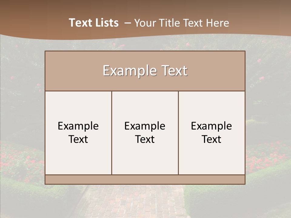 Beautiful Display Trees PowerPoint Template