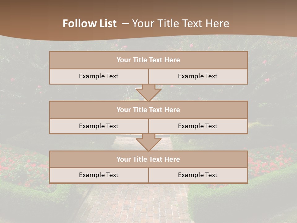 Beautiful Display Trees PowerPoint Template