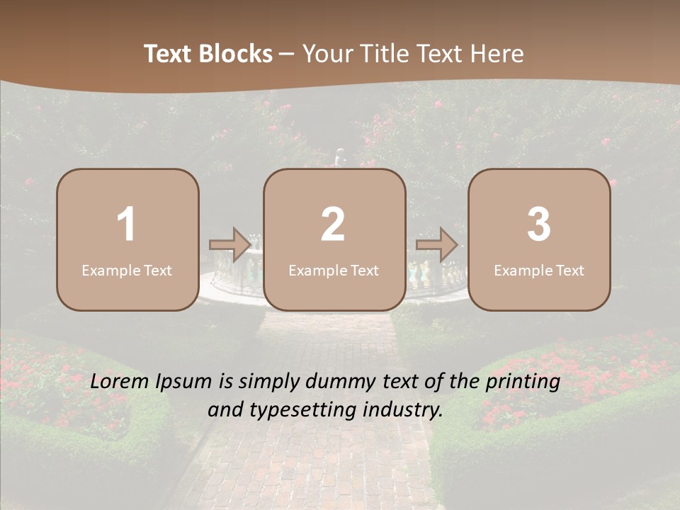 Beautiful Display Trees PowerPoint Template